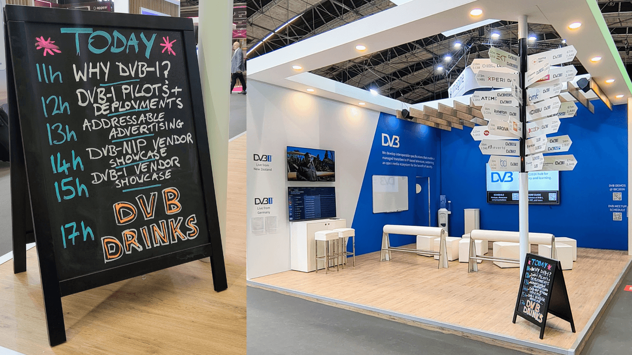 DVB’s stand is your IBC2026 hub for discovery and learning